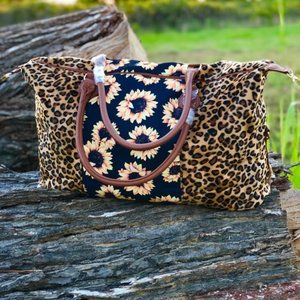 leopard sunflower weekender